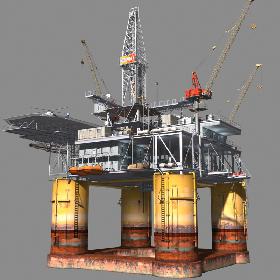 Oil Rig ( Max Format )